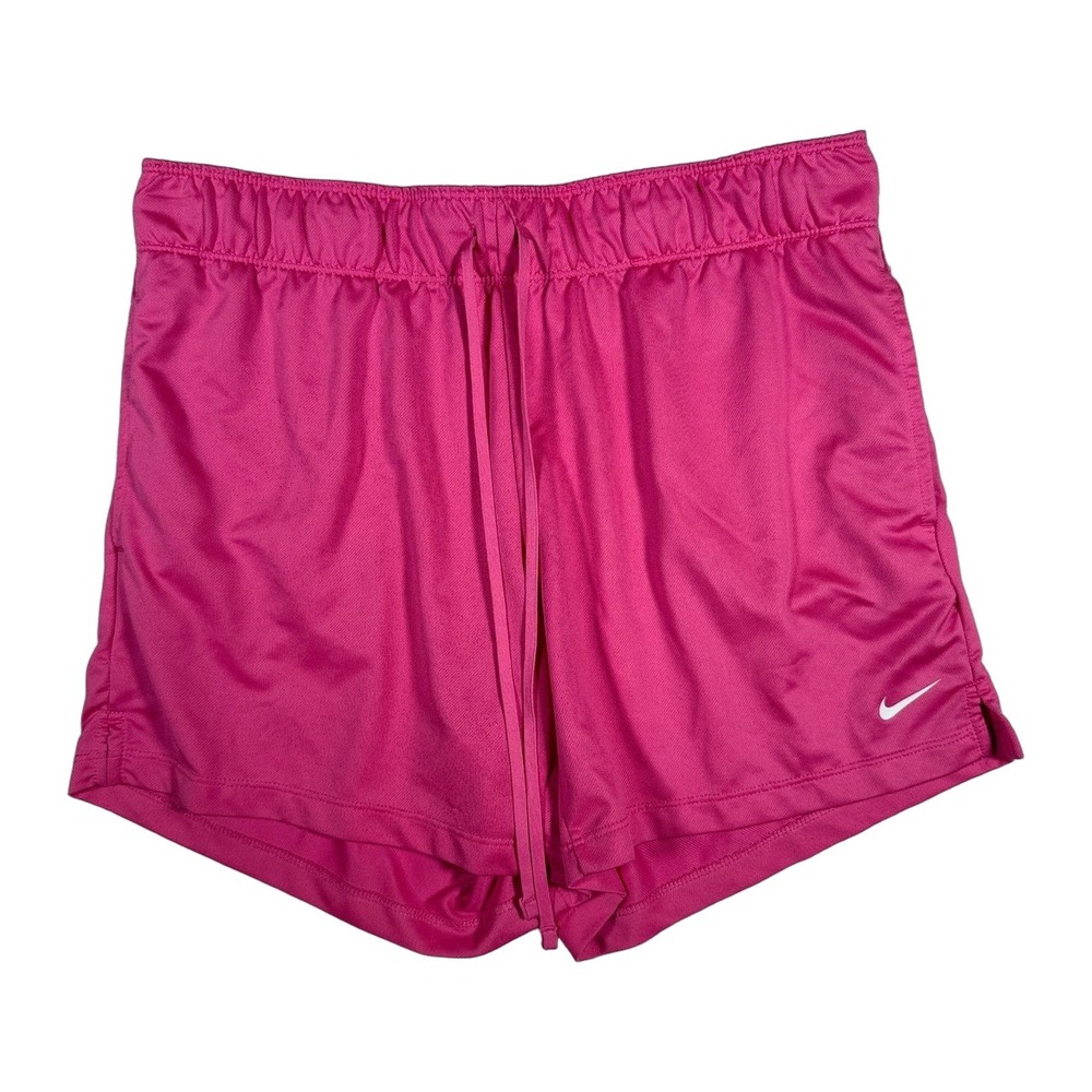 Nike Dri Fit Running Shorts Women's Pink Athletic Workout Gym S Microfiber
